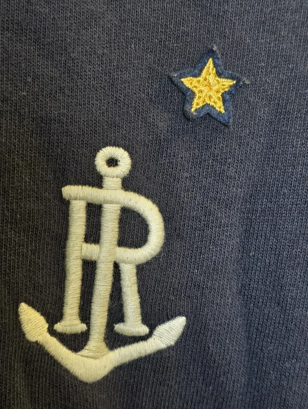 Polo Ralph Lauren Navy Anchor Patch Hoodie